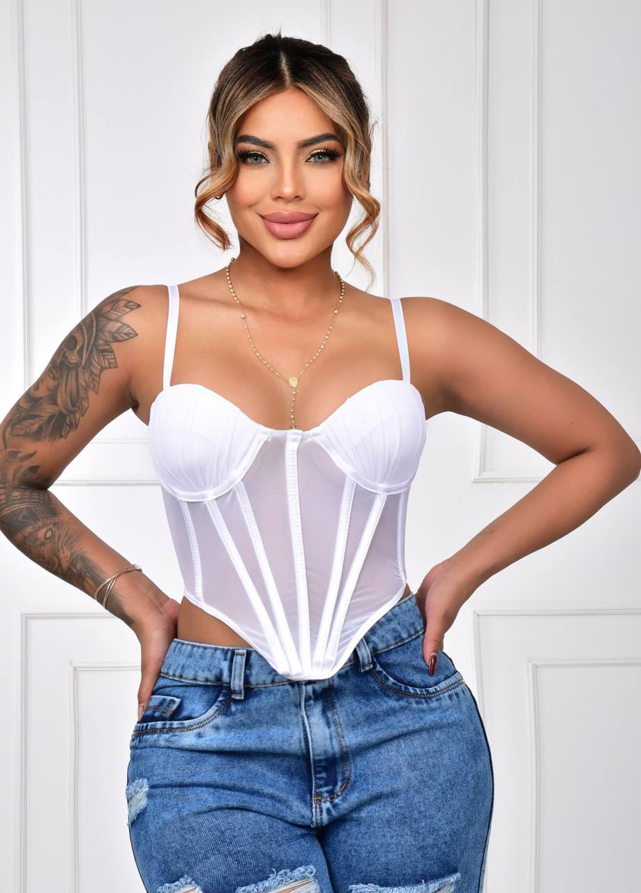 Corset Satín Estructurado Aura Prisma Eclipse, Realza Tu Figura con Confort y Estilo Único