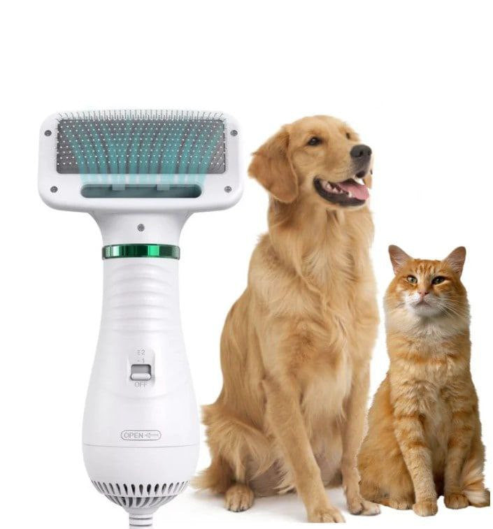 ULTRA SECADOR MASCOTAS 2 en 1, experiencia placentera para tu compañero peludo