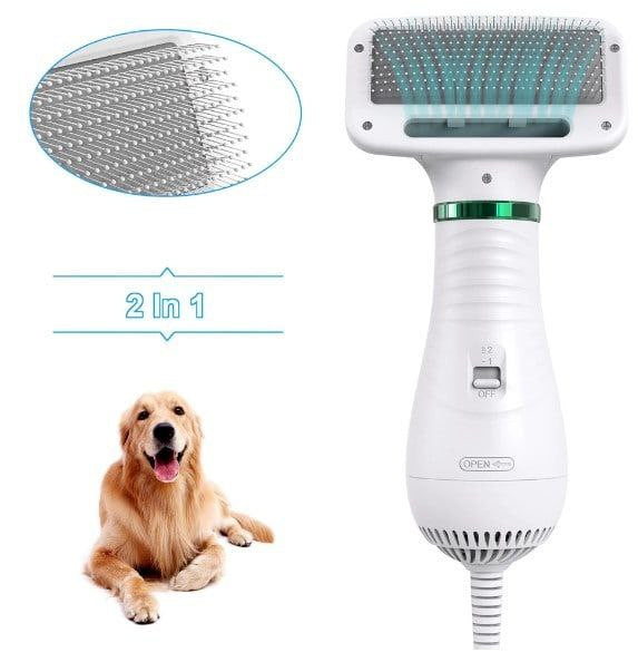 ULTRA SECADOR MASCOTAS 2 en 1, experiencia placentera para tu compañero peludo